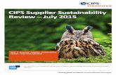 CIPS Supplier Sustainability Review July 2015 · ©CIPS 2015 2 1. Introduction to this new report “I am delighted to introduce the very first CIPS Supplier Sustainability Review.