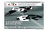 Central Dauphin School District...Central Dauphin School District October 2016 Rules Regulations& STUDENT ATHLETE