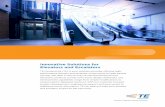 Innovative Solutions for Elevators and Escalators · 2019-10-12 · Innovative Solutions for Elevators and Escalators TE Connectivity (TE) ... n Save space with low profile design