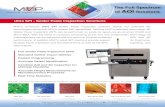 Ultra SPI - Solder Paste Inspection Solutions · MVP’s enhanced Ultra SPI Solder Paste Inspection systems deploy our patented 3D technologies along with MVPs trusted AOI capabilities.