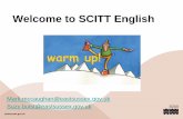 Welcome to SCITT English · verb, adjective, adverb or preposition 2. Add and adverbial before the 3. Add an adverbial after the verb ve rb 7. 6. Place an adverbial at the start of