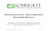 Somersett Aesthetic Guidelines...2018/06/04  · Somersett Aesthetic Guidelines Further information regarding these guidelines can be found in Somersett’s governing documents. Revised