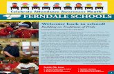 Celebrate Attendance Awareness Month! FERNDALE SCHOOLS ... · carpets, stripping and waxing all floors, and stripping and re-fin-ishing all gym floors. Staff move furniture in and