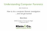 Understanding Computer Forensics - OWASP · 2020-01-17 · How can computer forensics be used? • Financial and other fraud • Employee misconduct and corporate policy breach •