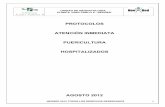 PROTOCOLOS ATENCIÓN INMEDIATA PUERICULTURA … JP II ATI Y... · 2019-11-24 · protocolos atenciÓn inmediata y puericultura pagina introduccion 4 reglamento de residencia clinica