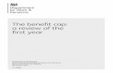 The benefit cap: a review of the first year - GOV UK...The benefit cap: a review of the first year Presented to Parliament by the Secretary of State for Work and Pensions by Command