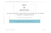 Working Document for NGOSS Working Group 4th meeting · Organizational Profile2 G3 2.2 Primary brands, products, and/or services ... [NGOSS Commentary: NGOs should report on their