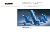 H series Finite air compressed filter - Fine filtersfinefilters.co.in/pdf/parker-finite/1-PH-Finite_H... · International H-Series Compressed Air & Gas Filters Bulletin 1300 - 993C/USA