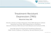 Treatment-Resistant Depression (TRD)media-ns.mghcpd.org.s3.amazonaws.com/...treatment-resistant-depr… · • Medical comorbidity (e.g., hypothyroidism) • Psychotic features •