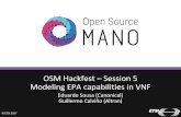 Modeling EPA capabilities in VNF OSM Hackfest ¢â‚¬â€œ ... ¢â‚¬¢OSM will get from the VIM (in your case, Openstack)