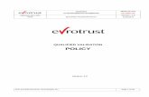 QUALIFIED VALIDATION POLICYca.evrotrust.com/doc/eIDAS/Evrotrust_ValidationPolicy_v1... · 2017-07-05 · Date Signature Approved by Executive Director Konstantin Bezuhanov 13.04.2017
