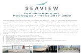 Seaview Banquet Packages / Prices 2019-2020seaviewwilliamstown.com.au/images/packages/Seaview... · Seaview Banquet Packages OPTION 1— 2 COURSE SET MENU $62.00pp OPTION 2 — 3
