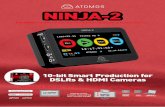 10-bit Smart Production for DSLRs & HDMI Cameras · allows fast, collaborative pre-editing prior to final post production in Apple Final Cut Pro X. ATOMOS NINJA-2 YOUR 10-BIT HDMI