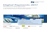 Digital Payments 2017 - Frankfurt School Verlag€¦ · Einladung zur 2. Konferenz: Digital Payments 2017 – Revolution im Zahlungsverkehr Die Digitalisierung ist allgegenwärtig.