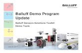 Balluff Demo Case Program Update 06222011thusa.balluff.com/partnershipcenter/distributors... · GlobalProx/GlobalEye Demo Case ... • Balluff article # – 184484. 28 June 22, 2011