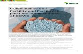 Guidelines to Soil Fertility and Fertilizers partners in ... · 6/2/2020  · Guidelines to soil fertility and fertilizer partners amidst the COVID 19 pandemic • Impact on the use: