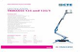 41&$*'*$5*0/ TRACCESS 135 and 135/1€¦ · Product speciﬁcations are subject to change without notice or obligation. Technical features and drawings in this brochure are for illustrative