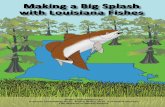 Making a Big Splash with Louisiana Fishes book.pdfMaking a Big Splash with Louisiana Fishes Written and Designed by Prosanta Chakrabarty, Ph.D., Sophie Warny, Ph.D., and Valerie Derouen