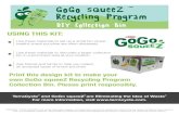 GoGo squeeZ Recycling Program - Amazon S3“MATERNE,” “GOGO SQUEEZ” and various other logos, slogans, and trademarks used on this website from time to time are property of Materne