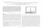 IEEE ANTENNAS AND WIRELESS PROPAGATION LETTERS, VOL. 10, 2011 95 Dual-Mode Loop ...oa.ee.tsinghua.edu.cn/~zjzhang/papers_pdf/AWPL201103.pdf · 2012-05-22 · IEEE ANTENNAS AND WIRELESS