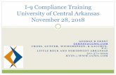 I-9 Compliance Training University of Central Arkansas ...Curricular practical training (CPT) allows students to accept paid alternative work/study, internship, cooperative education,