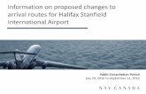 Information on proposed changes to arrival routes for ... on... · The airspace structure surrounding Halifax Stanfield International Airport was implemented over 15 years ago. The