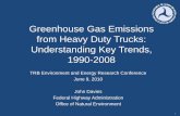Greenhouse Gas Emissions from Heavy Duty Trucks ...€¦ · U.S. Greenhouse Gas Emissions and Sinks 1990 -2008, table 2 15 . Transportation GHGs by Major Transportation Mode, 1990-2008