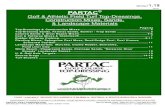 PARTAC - Turf Top-Dressings and Landscape Products.pdfXGD MIXES: For improving drainage on existing greens. Call for Prices #XGD — FAIRWAY & ATHLETIC FIELD TOP-DRESSING — ECONOMY