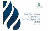 ELIXIR ENERGY (ASX:EXR) Coal Seam Gas Exploration On The … · 2019-09-04 · This document has been prepared by Elixir Energy Limited (ABN 51 108 230 995) (“Elixir”) in connection