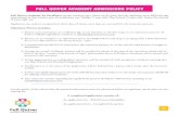 FQS Admissions Policy 2015 - fullquiveracademy.weebly.com · Title: FQS Admissions Policy_2015.pdf Author: Studio19 Created Date: 9/29/2015 1:58:24 AM
