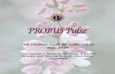 THE PROBUS CLUB OF HUNTSVILLE May, 2020 · THE PROBUS CLUB OF HUNTSVILLE May, 2020 This month’s General Meeting, Interest Groups and Special Events have been cancelled