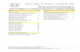 DORTMUNDER · DORTMUNDER Bekanntmachungen Nr. 03 – 75. Jahrgang Amtsblatt der Stadt Dortmund Freitag, 25. Januar 2019 77 Herausgeber: Stadt Dortmund, Der Oberbürgermeister, Dortmund-Agentur,