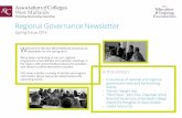 Regional Governance Newsletter WM... · 2016-03-11 · Regional Governance Newsletter Welcome to the AoC West Midlands Governance Newsletter for the spring term. We’ve been continuing