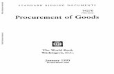 The World Bank - Revised Procurement of Goods...STANDARD BIDDING DOCUMENTS 14270 Revised Procurement of Goods The World Bank Washington, D.C. January 1995 Revised March 2000 Public