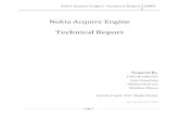 Nokia Acquire Engine -Technical ReportFaculty Coach: Prof. Raghu Reddy Last Revised: 5/13/2009 . Nokia Acquire Engine -Technical Report 2009 Page 2 ... and data storage to the deployed