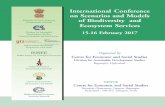 International Conference on Scenarios and Models of ... · About the Conference T he two day international conference on Scenarios and Models of Biodiversity and Ecosystem Services