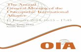 The Annual General Meeting of the Osteopathic ... 18 BVO, UP) (December 2011), Register for Osteopaths