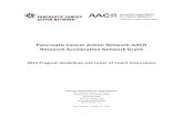 Pancreatic Cancer Action Network-AACR Research Acceleration … · 2015-04-14 · Pancreatic Cancer Action Network-AACR ... Grant if they complied with all progress and financial