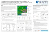 Spatial-determinants of deteriorating water quality in the ...€¦ · of water quality parameters including nutrients, metals and coliform bacteria. • The geographical pathway