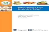 Ethiopia National Food Consumption Survey food consumption report_… · Addis Ababa, Ethiopia August, 2013 Ethiopia National Food ... 1.1.4 Purpose of the survey ... CHP CIDA Community