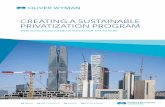Creating a Sustainable Privatization Program · Privatization is a critical aspect of Vision 2030, Saudi Arabia’s reform agenda, as well as its National Transformation Policy (NTP)