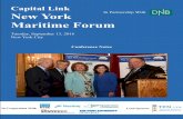 In Partnership With New York Maritime Forumforums.capitallink.com/shipping/2016NYmaritime/newsletter_en.pdf · 9/13/2016  · the New York State Development of Economic Development