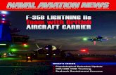 F-35B Lightning iis team with British AircrAFt cArrier...On the cover: Within days of the first deck landing Sept. 25, F-35B Lightning II fighter jets conduct their first night flying
