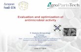 Evaluation and optimization of antimicrobial activity · Evaluation and optimization of antimicrobial activity A2 orm. 2 Introduction Introduction ... Better characterization of inhibitory