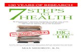 7 Steps to Health + The Big Diabetes Lie PREVIEW · 1/7/2019  · Preview - 7 Steps to Health and the Big Diabetes Lie 7 Steps to Health and the Big Diabetes Lie (Preview eBook) TheICTM.org