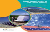 Strategic Research Priorities for Solar Thermal Technology...2 3 AUTHORS & contributors Lead authors: Gerhard Stryi-Hipp, Werner Weiss, Daniel Mugnier, Pedro Dias Further authors and