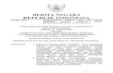 BERITA NEGARA REPUBLIK INDONESIA · Pemasyarakatan (Lembaran Negara Republik Indonesia Tahun 1999 Nomor 68, Tambahan Lembaran Negara Republik Indonesia Nomor 3845); 4. Peraturan Pemerintah