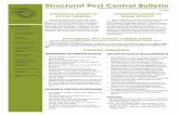 Structural Pest Control Bulletin · 2016-11-15 · WEDNESDAY, OCT. 19, 2016 CONTACT: Jim Burnette, Director NCDA&CS Structural Pest Control & Pesticide Division 919-733-6100 Homeowners
