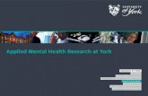 Applied Mental Health Research at York€¦ ·