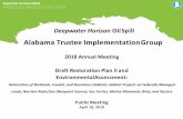 Alabama Trustee Implementation Group...Deepwater Horizon OilSpillAlabama Trustee Implementation Group 2018 Annual Meeting Draft Restoration Plan IIand Environmental Assessment: Restoration